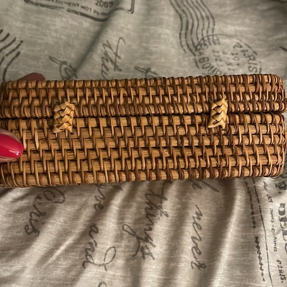Straw crossbody purse - Picture 5 of 6